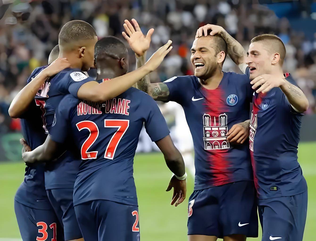 巴黎圣日尔曼赢得法甲冠军为连续第十个赛季夺冠创纪录的简单介绍