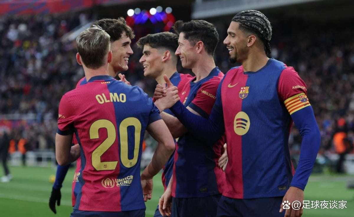 包含巴塞罗那取得胜利，稳占积分榜榜首的词条