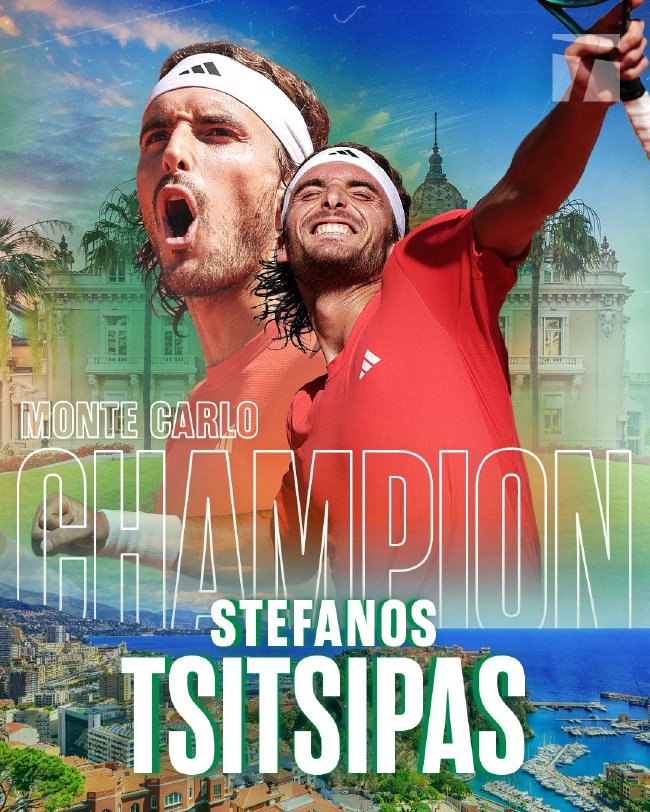 关于ATP总决赛碾压蒙特卡洛大师赛，西西帕斯惊艳四座的信息